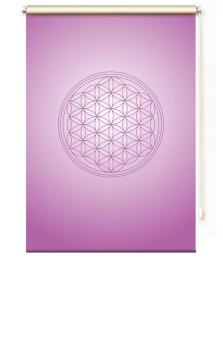 Extartiqe Duschrollo  Blume des Lebens brombeere